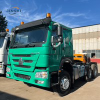 Truk Traktor Roda 10 SINOTRUCK HOWO 371 HP 6X4 Bekas JSZG, Manual Diesel untuk Transportasi Logistik
