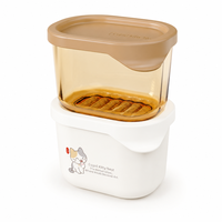 Bol micro-ondes résistant à la chaleur avec couvercle, boîte à lunch en verre borosilicate, récipient alimentaire en verre