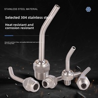 Buse de pulvérisation d'eau universelle haute pression en acier inoxydable pour porte-outil de centre d'usinage CNC, fraiseuse portique et tour