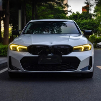 Phare laser 2023, module LED DRL bicolore RGB, coque en aluminium, œil doré citron, compatible avec la modification de voiture BMW G20