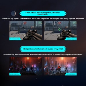 Moniteur de jeu <span class=keywords><strong>MSI</strong></span> Mag272qp QD-OLED X24 26,5 pouces, écran 2K, fréquence de rafraîchissement 240 Hz, réglage de la hauteur et de la rotation, 0,03 ms GTG, 10 bits - Product Image 5