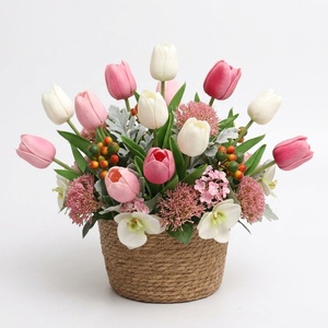 Ramo de Flores Artificiales para Novia, Hortensias de Tacto Real, para Decoración del Hogar, Navidad, Pascua, Decoración de Casas - Product Image 2