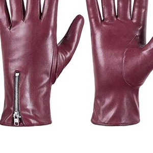 High Quality Custom Oem Women's Winter Leather <b>Gloves</b> Wool Lined Outdoor Windproof <b>Warm</b> Leather Fashion <b>Gloves</b> - Product Image 4