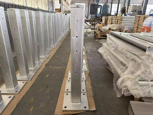 Barrière de sécurité en acier galvanisé, combinable librement, clôture industrielle, robuste, conception personnalisée pour entrepôt - Product Image 3