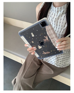 ดีไซน์ลายกวางมุนต์จาคที่น่ารักเหมาะสำหรับไอแพด 11 เจเนอเรชั่นเคสป้องกันทันสมัย ​​Air7anti-drop Pro12.9 - Product Image 6