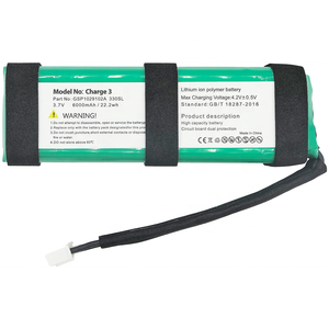 GSP1029102A JML330SL 3.7V 6000mAh Li-Ion Battery for <strong>JBL</strong> <strong>Charge</strong> 3 Bluetooth Speaker Green Lithium Batera <strong>Bateria</strong> for <strong>Charge</strong> 3 - Product Image 2