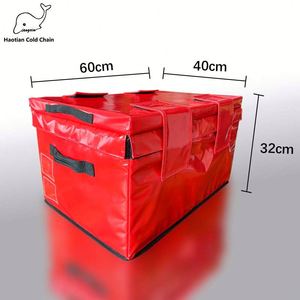 Bolsa Térmica para Entrega de Comida Caliente, Portátil, Aislada, de PVC y PU, con Logotipo Personalizado, 600D, para Almuerzo - Product Image 3