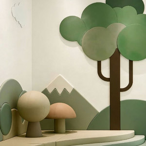 <span class=keywords><strong>Décoration</strong></span> murale en forme d'arbre Moetry pour salle <span class=keywords><strong>de</strong></span> <span class=keywords><strong>classe</strong></span> préscolaire, hall <span class=keywords><strong>de</strong></span> maternelle, aire <span class=keywords><strong>de</strong></span> jeux intérieure pour enfants, thème forêt - Product Image 3