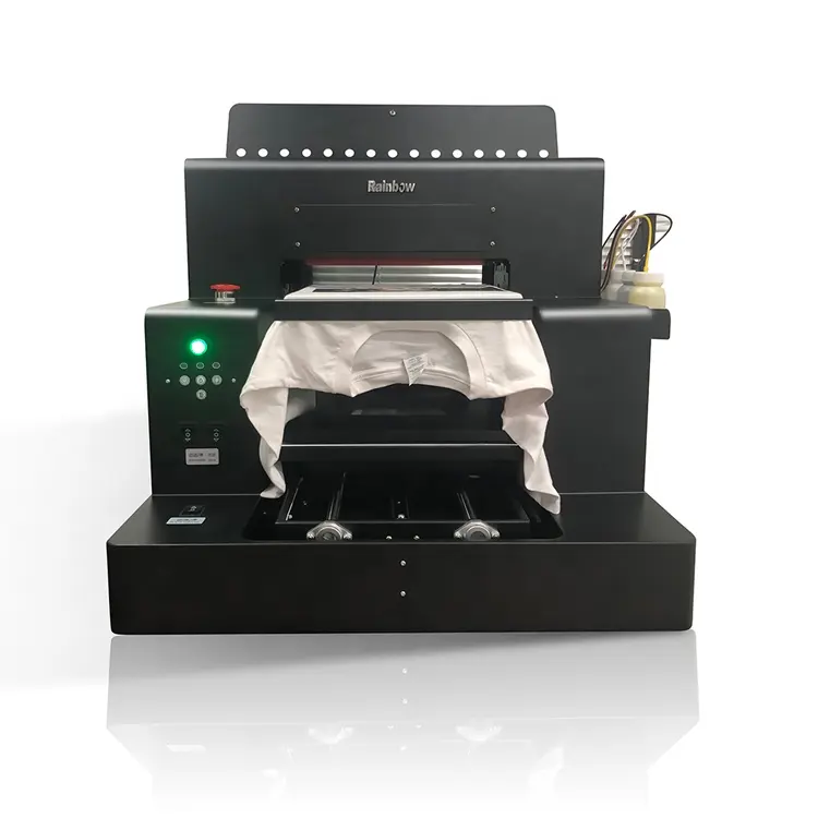 a3 digital flatbed t-shirt printer direct on fabric clothes