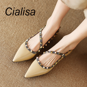 Cialisa 2023 nuovi stili soletta morbida moda <span class=keywords><strong>borchie</strong></span> belle signore vestito pompe <span class=keywords><strong>scarpe</strong></span> <span class=keywords><strong>donna</strong></span> appartamenti <span class=keywords><strong>scarpe</strong></span> per la sposa da sposa - Product Image 1