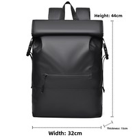 Sac à dos décontracté pour ordinateur portable Sac de sport de voyage étanche à fermeture éclair pour étudiants
