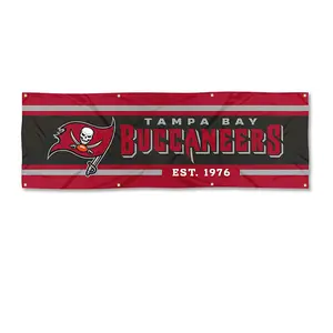 Bannière personnalisée Tampa Bay Buccaneers Large 2x6 Foot