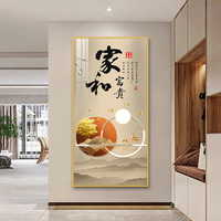 Quadri e Decorazioni Murali, Stampa su Tela Lucida con Stampa UV, Arte Murale Paesaggistica, Scenari per Ingresso, Corridoio Moderno in Cristallo
