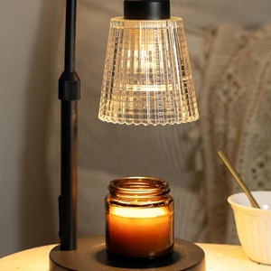 Dimmable Candle Warmer Lamp <b>Timer</b> House Warming Birthday Gifts for Women Mom Home Decor Wax Warmer Lamp with Built-in Battery - Product Image 1