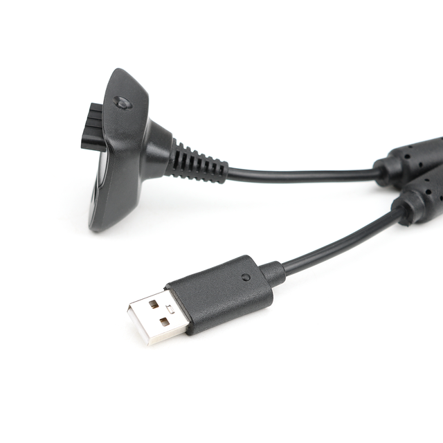 Black 6FT Wired Charging Cable for 360 Slim USB Cable Pure Copper Conductor Compatible Microsoft for 360 Wireless Game