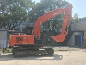 Envío rápido precio bajo Hitachi Excavadora sobre orugas de 12 toneladas de segunda mano Hitachi ZX120 en gran rendimiento en gran oferta - Product Image 6