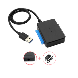 USB3.0 SATA kabel adaptor USB, jaket PVC kapasitas 16TB 150Mbps <span class=keywords><strong>Model</strong></span> baru tampilan LED untuk Hard Drive eksternal Laptop SSD DVD - Product Image 2