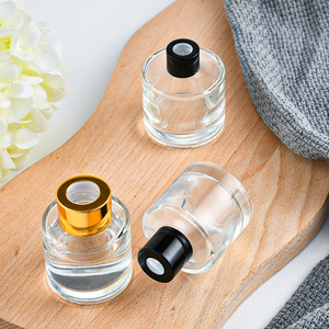 Chất lượng cao rõ ràng Vòng thủy tinh cho sậy khuếch tán hương liệu chai 50ml 100ml 120ml 150ml <span class=keywords><strong>200ml</strong></span> năng lực với phẳng vít nắp - Product Image 4