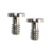 Vis en acier inoxydable personnalisées d'usine OEM 1/4 pour plaque de dégagement rapide de cardan de caméra, accessoires de base de cardan
