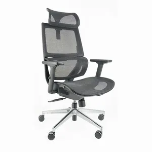 Хит продаж, полностью сетчатый стул, регулируемый по высоте и подлокотник, металлический базовый офисный стул