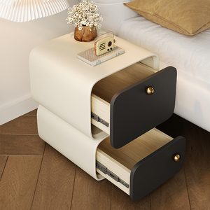 Designer creativo in legno massello comodino camera da letto <span class=keywords><strong>per</strong></span> bambini piccoli armadietti moderni Homestayers comodino MTN8119 - Product Image 5