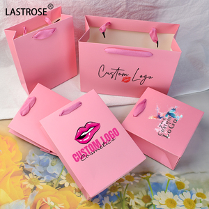 Luxury Mini <strong>Small</strong> Paper Gift <strong>Bag</strong> <strong>White</strong> Black Pink Boutique Shopping Paper <strong>Bag</strong> With Your Logo for <strong>Small</strong> Business - Product Image 3