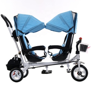 Two Seater Tricycle for Kids/two Seat Tricycle for Kids Three Wheel /<strong>twin</strong> Smart <strong>Trike</strong> for Baby Tricycle for Kids - Product Image 4