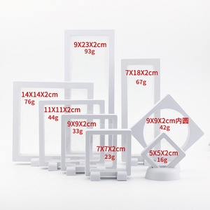 Scatola a Sospensione <span class=keywords><strong>Trasparente</strong></span> a Prezzo di Fabbrica all'Ingrosso con Telaio in Pellicola PE Vetrina Fluttuante 3D per Confezione Gioielli - Product Image 2