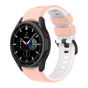 Yhq สมาร์ทวอทช์ซิลิโคนสมาร์ทวอทช์<span class=keywords><strong>4</strong></span>สายสำหรับ <span class=keywords><strong>Samsung</strong></span> <span class=keywords><strong>Galaxy</strong></span> Watch4 CLASSIC 5 Pro <span class=keywords><strong>40mm</strong></span> 44mm 46mm - Product Image 6