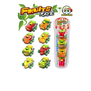 Mini-voiture de course à rétrofriction, design fruits, petite voiture, jouet bonbon promotionnel, cadeau surprise pour garçon, pour promotion et cadeaux en milieu alimentaire et de restauration - Product Image 4