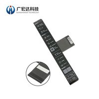 Interruptor de Membrana Guanghongda para Equipos de Telecomunicaciones con Teclado de PET/PVC/PC, Montaje Superficial, Impermeable