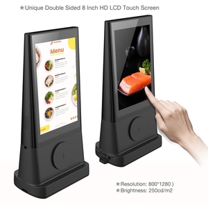 Neuer Doppel-8-Zoll-LCD-Touchscreen-Tischständer für Smart-Order-Menüs, Werbung und Videodarstellung in Bars, Restaurants, Hotels und Salons - Product Image 4