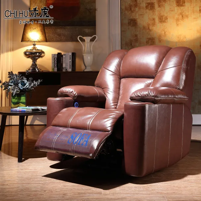 Meilleur prix meubles électrique salon canapé fauteuil inclinable OKIN moteur couverture en cuir ascenseur canapé inclinable pour le théâtre