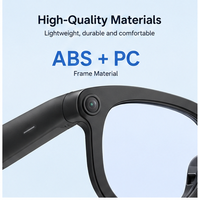 Lunettes Intelligentes SG70 – Traducteur 6.0, Interphone, Audio Open-Ear, Contrôle Tactile, ABS+PC, Type-C