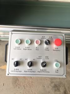 Sierra de doble inglete para corte de aluminio, máquina de 2 cabezales, sierra de doble inglete económica para ventanas de aluminio - Product Image 4