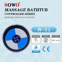 Carte de commande informatique tactile moderne SOWO W-01 certifiée CE avec garantie d'un an pour les spas et applications de salle de bain
