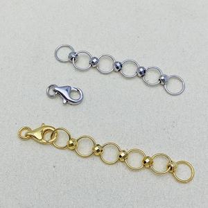 Fermoir de collier en argent sterling 925 en gros, fermoir à ressort unisexe, fermoir à homard pour chaîne de perles, fabrication de bijoux DIY, mariage - Product Image 2