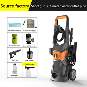 เครื่องฉีดน้ำแรงดันสูงแบบตั้งพื้น สำหรับใช้ในบ้าน 220V ปั๊มขนาดใหญ่ เครื่องฉีดน้ำแบบพกพา กำลังสูง สำหรับล้างรถ - Product Image 6