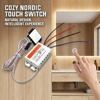 Interruptor Táctil Inteligente KAIYI con Sensor y Control de Intensidad, Red RF, 110-220V CA, Clasificación IP20, para Luz Frontal de Espejo de Baño