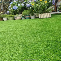 Tapis en gazon artificiel résistant aux rayures, haute densité, ignifuge, pour zone d'activité canine, pour terrain de sport, utilisation en extérieur