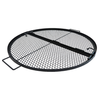 Barbecue au charbon de bois pliable personnalisé de 36 pouces avec grille de cuisson ronde pour camping