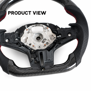 Volant G30 2018-2023 aspect carbone pour BMW Série 5, remplacement personnalisé en gros pour ateliers professionnels et concessionnaires - Product Image 4