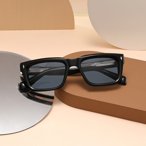 Gafas de sol con lentes UV400 clásicas de moda 2025, gafas de sol Retro personalizadas de alta calidad, gafas de sol con montura cuadrada de acetato a la moda - Product Image 5