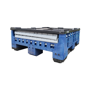 Contenedores de almacenamiento resistentes automotrices de gran oferta Contenedores de almacenamiento de palés de HDPE apilados de gran oferta - Product Image 2