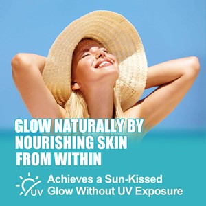 Best Selling <b>Tanning</b> Liquid Drops Hydrates and Boosts Shin Elasticity with Vitamin A Strawberry Flavor - Product Image 3
