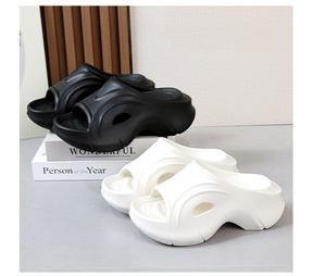 Sandalias de Mujer con Plataforma de 7CM, Material EVA, Punta Redonda, Aumentan la Altura, Ligeras, Cómodas, Modernas, Personalizables, para Uso en Exteriores - Product Image 6