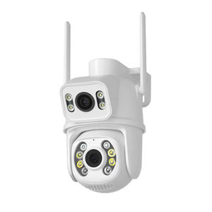 ICSEE wifi摄像机ptz 8MP 4k家庭高清网络夜视户外6MP 3k无线双镜头双屏监视器IP闭路电视摄像机 - Product Image 1