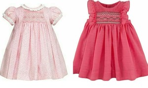 Beautiful Design Smoked <b>Toddler</b> Handmade Printed Dress with Beautiful Embroidery - 2023 - Product Image 2