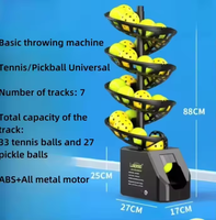 Lanceur de balles de tennis, machine à lancer les balles, application de contrôle à distance, machine d'entraînement au pickleball, Luspeed, professionnel, portable