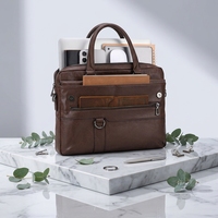 Grand sac porte-documents en cuir PU Vintage Vente en gros de sacs à main de haute qualité pour hommes Sac de messager pour le bureau et les mains